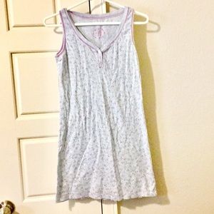 Sleepwalkers floral cotton sleepdress/tank, size S